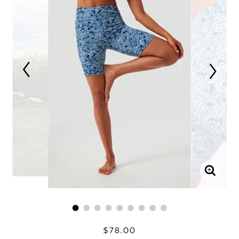 Tuckernuck hydrangea compression shorts